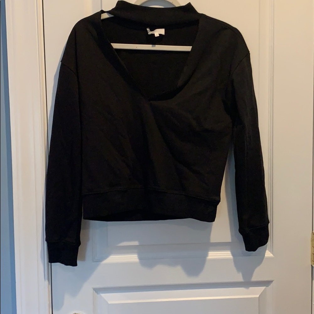 By The Way cut out sweatshirt